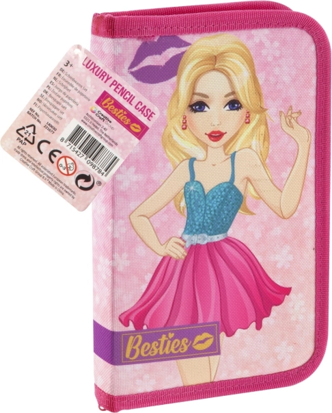 School Pencil Case with Accessories Besties