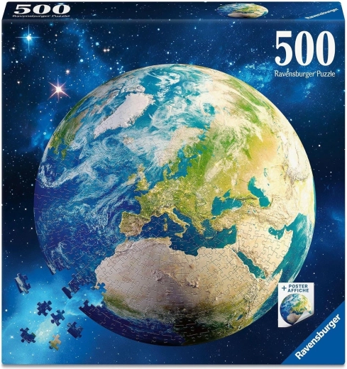 Ravensburger apvali dėlionė Planeta Žemė 500 dalių
