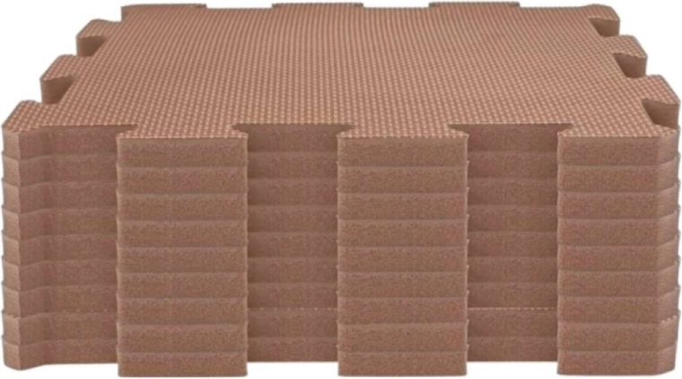 NIDO NIDO foam play mat puzzle caramel (9 pieces)