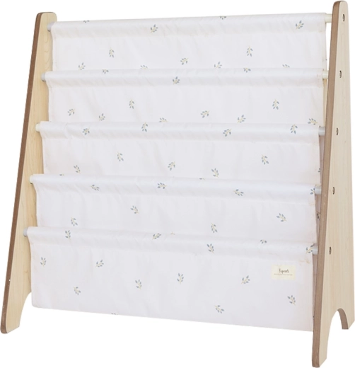 3 Sprouts knygų stovas recycled blueberry/taupe