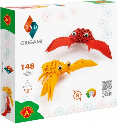 Origami 3D Krabai kūrybinis rinkinys