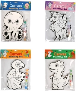 Painting a Wooden Animal Picture – Creative Set for Kids