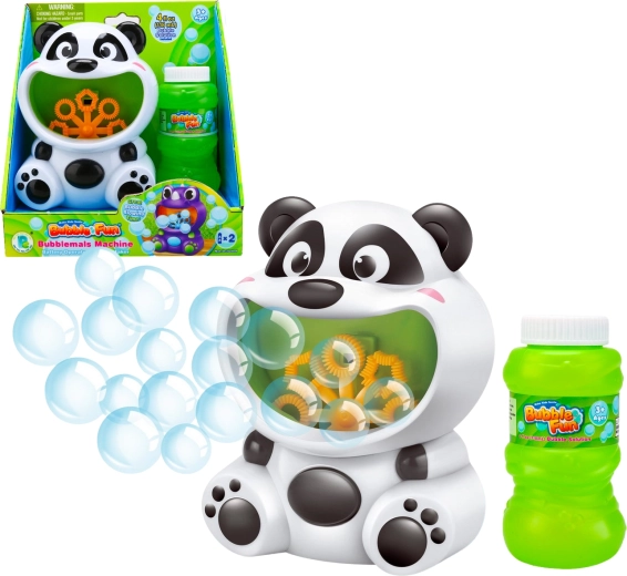 Bubble Fun burbulų aparatas panda su 118 ml papildymu