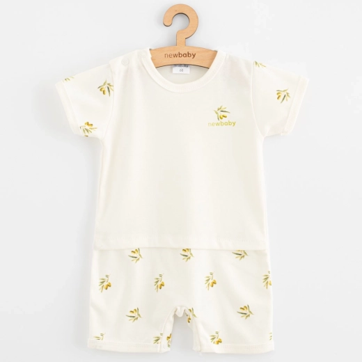 Summer Organic Cotton Baby Romper NEW BABY Olives