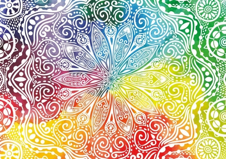 YAZZ puzzle floral mandala 1000 pieces