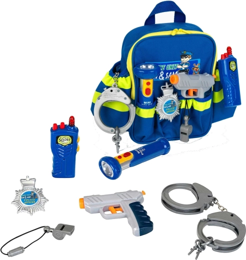 Children's police backpack Ben&Sam with accessories Klein