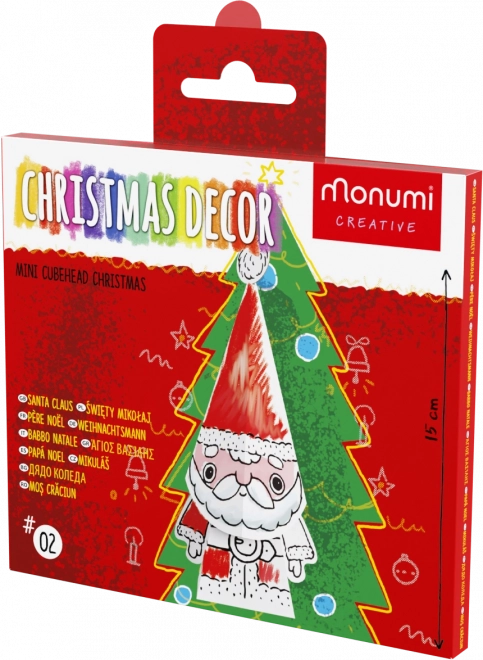 Christmas 3D Coloring – Saint Nicholas figurine and hanging ornament