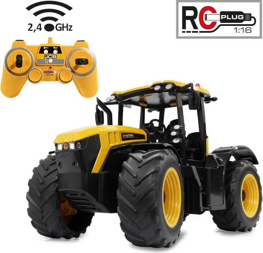 RC traktorius JCB Fastrac 1:16