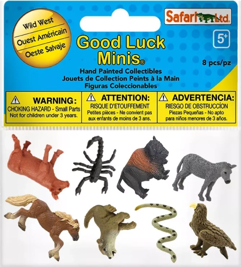 Laukiniai Vakarai – Good Luck Minis smagus rinkinys Safari Ltd.
