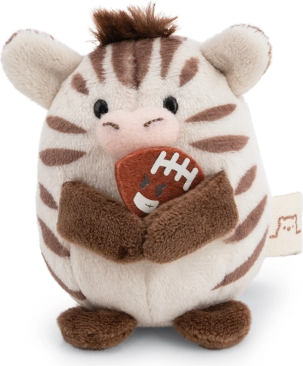 Soft Stripey zebra that fits in your palm