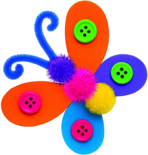 Drugeliai kupini spalvų ir fantazijos