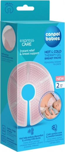 Hot & cold breast gel compress 2 pcs canpol babies
