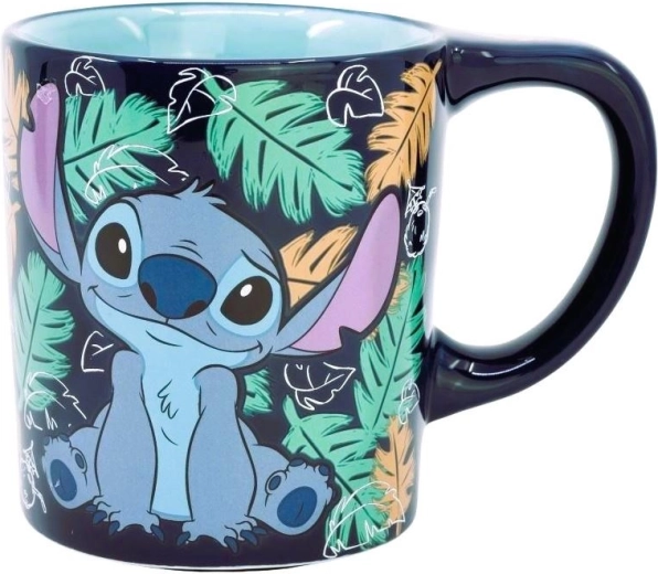 Stor saugus keramikinis puodelis Lilo ir Stitch su Smartgrip 300 ml