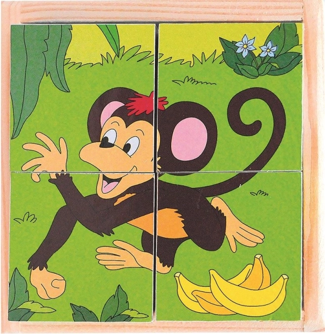 Dėlionės kubeliai „Zoo“