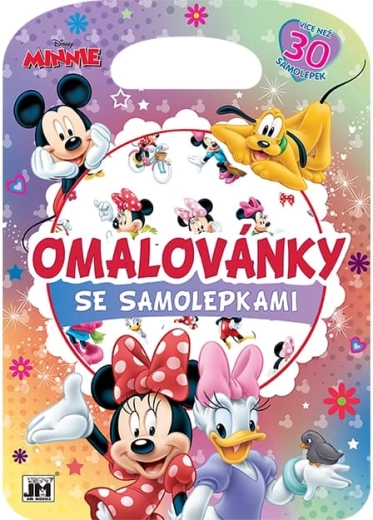 Spalvinimo knygelė su Minnie lipdukais