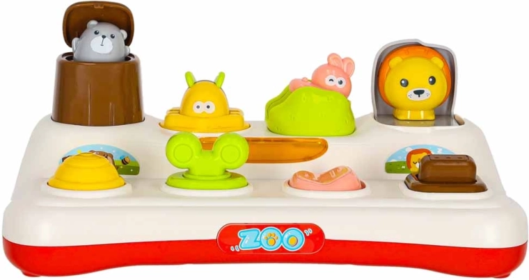 Iššokantys gyvūnėliai priežasties ir pasekmės mokymuisi