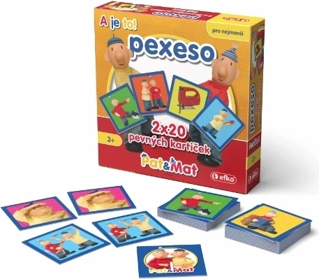 Efko baby memory game in a box Pat & Mat – 20 pairs