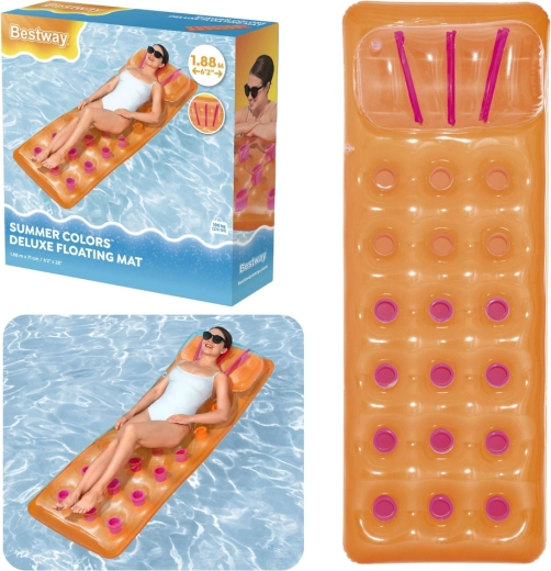 Pripučiamas plūduriuojantis gultas Bestway Summer Colors Deluxe