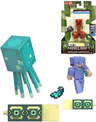 Minecraft articulated figure 8 cm with accessory (various types) - 1 piece