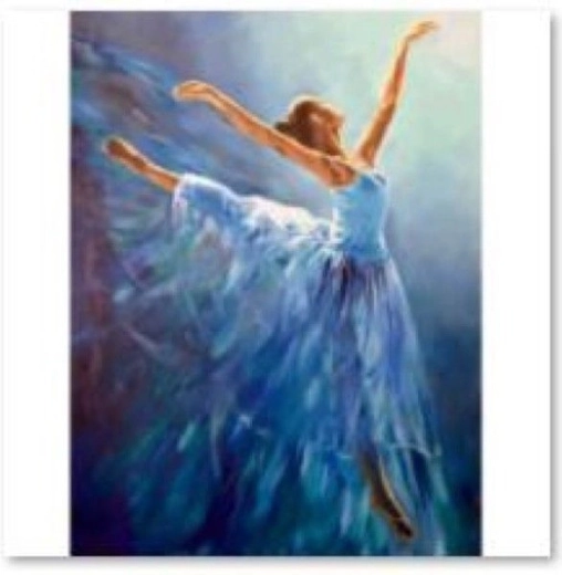 Diamond mosaic (diamond painting) Ballerina 30 × 40 cm
