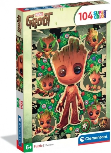 Dėlionė Clementoni Super Color 104 dalių – MARVEL Groot