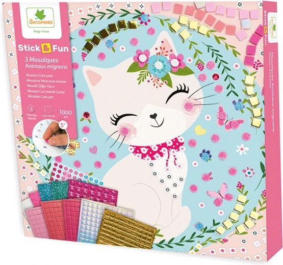 Stick & Fun mozaika – naminiai augintiniai