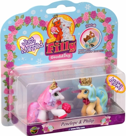 Filly Winter wedding couple