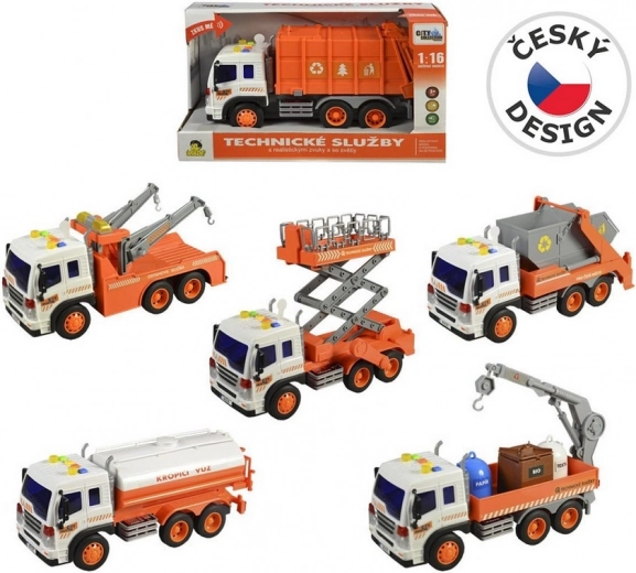 Service Vehicle with Flywheel 27 cm