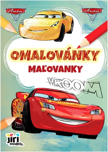 Spalvinimo knygelė A5 Automobiliai