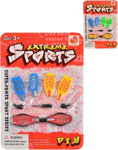 Finger skateboard (fingerboard) 9 cm with screw set and tool - 1 piece