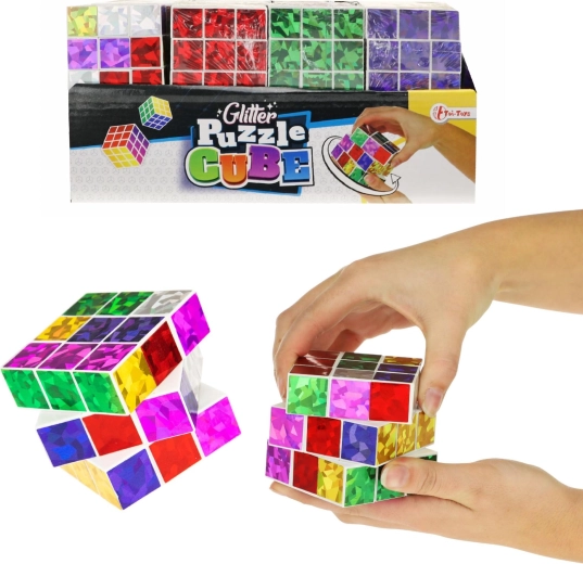 Metallic Glitter Magic Cube 3×3×3 - 1 piece