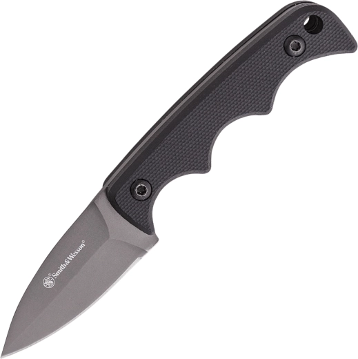 Smith & Wesson H.R.T. Spear Point kaklo peilis 5 cm su titano nitrido danga