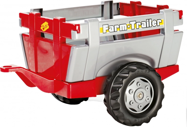Rolly Toys priekaba pedaliniam traktoriui su atidaromais šonais