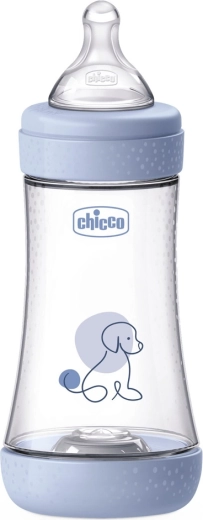 Chicco anti-colic baby bottle Perfect5 240 ml with Physio teat, medium flow 2m+