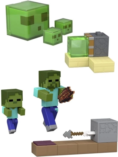 Minecraft action figure 8 cm with gaming accessories