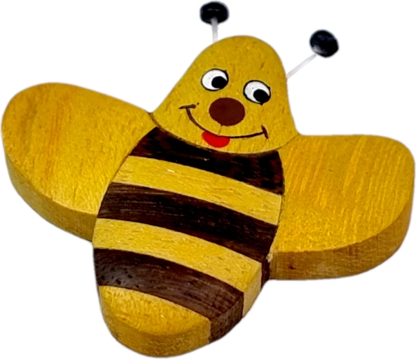Wooden Bee Magnet – 2Kids Toys
