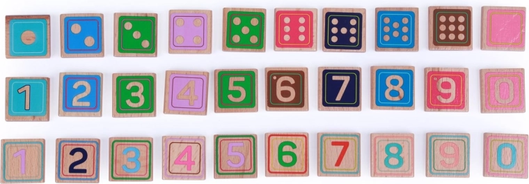 Numbers and mathematical signs