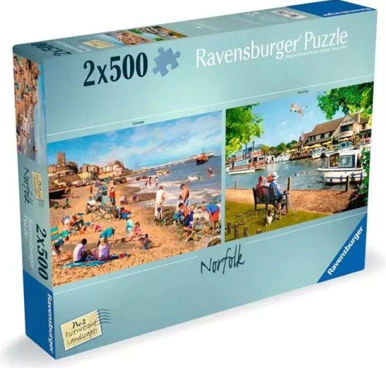 Ravensburger puzzle Picturesque Landscapes No. 2: Norfolk 2×500 pieces