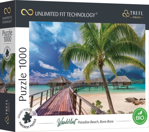 Dėlionė TREFL UFT Wanderlust: rojaus paplūdimys Bora Bora, 1000 dalių