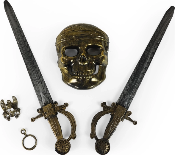 Pirate set with mask and 2 swords