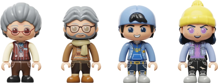 4 minifigūrėlės gyvoms istorijoms