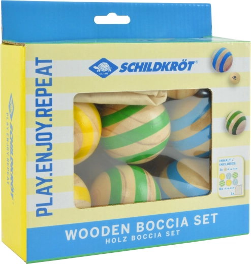 Schildkröt wooden boccia set