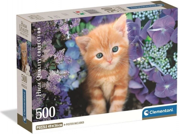 Clementoni dėlionė „Ryžas kačiukas“ 500 dalių