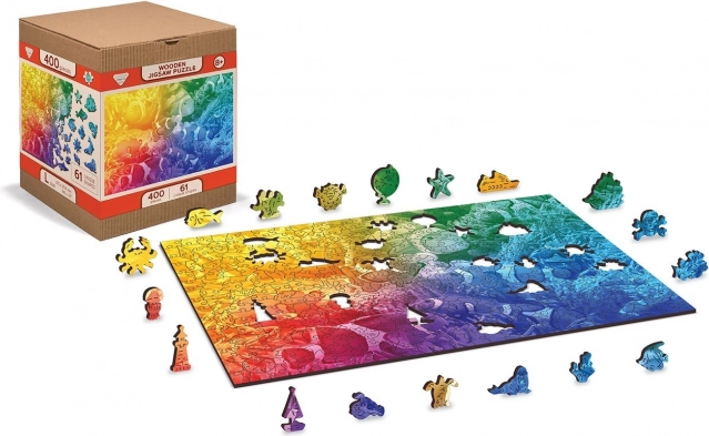 Wooden puzzle Tropical Fish 2-in-1 – 100 pieces