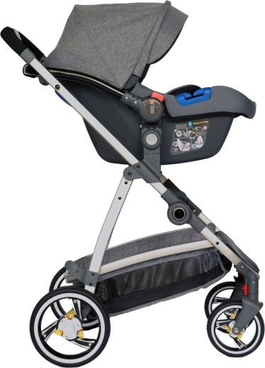 Car seat that can be attached to the frame