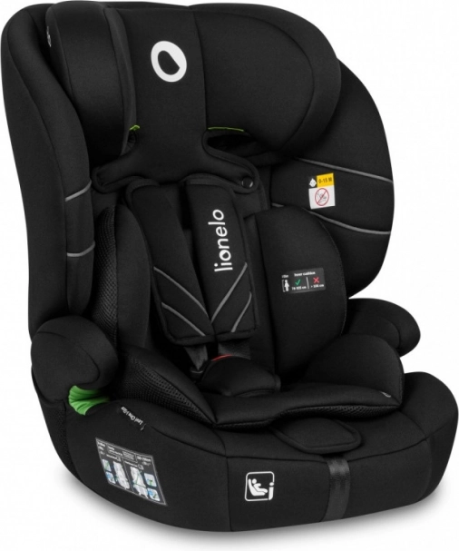 Lionelo automobilinė kėdutė Levi One i-Size (76–150 cm) – juoda carbon