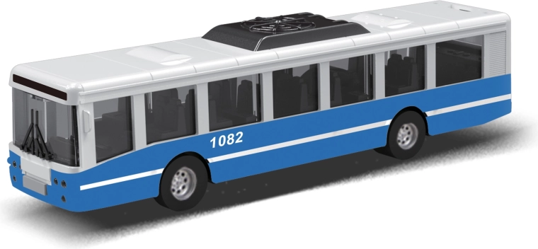 MHD autobusas su inercine pavara 16 cm – mėlynas