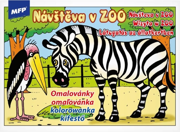 Vaikiška spalvinimo knygelė „Apsilankymas ZOO“