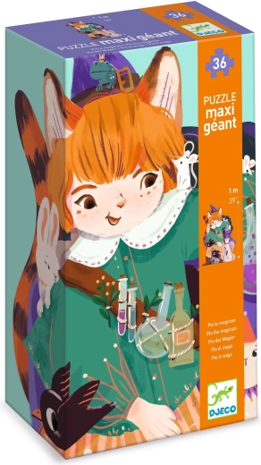 Djeco Giant Puzzle The Wizard Pio, 36 Pieces