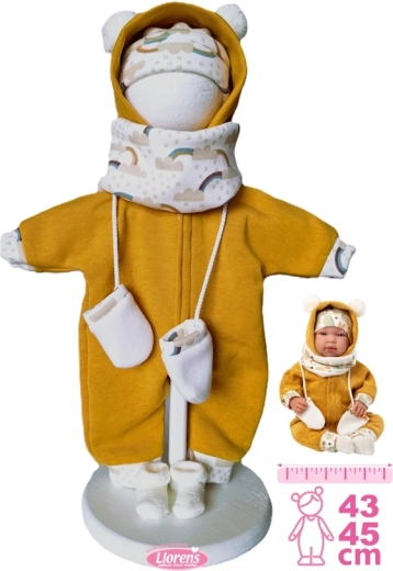 Llorens drabužėliai kūdikiui lėlei New Born 43–45 cm